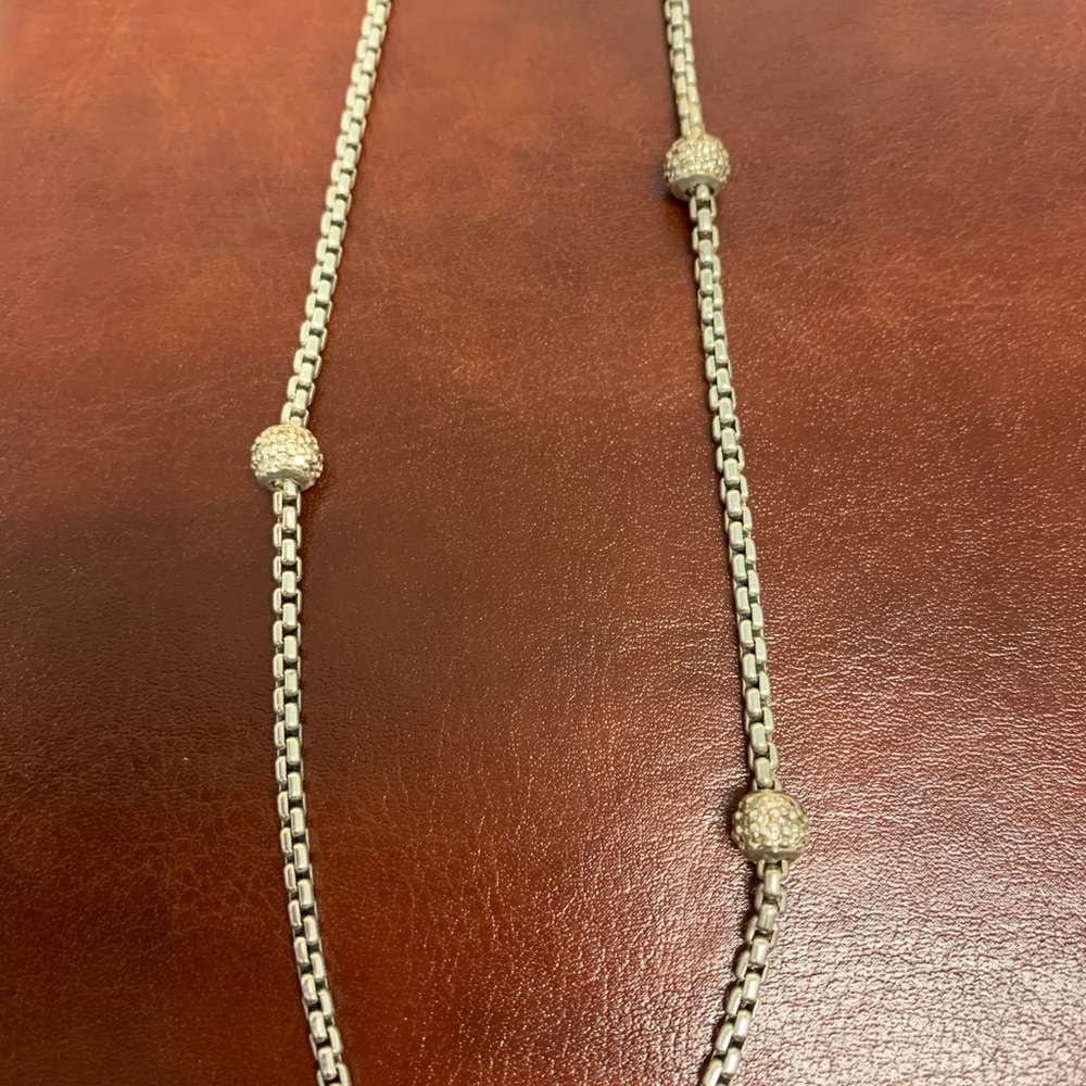 David Yurman 16 in. box necklace